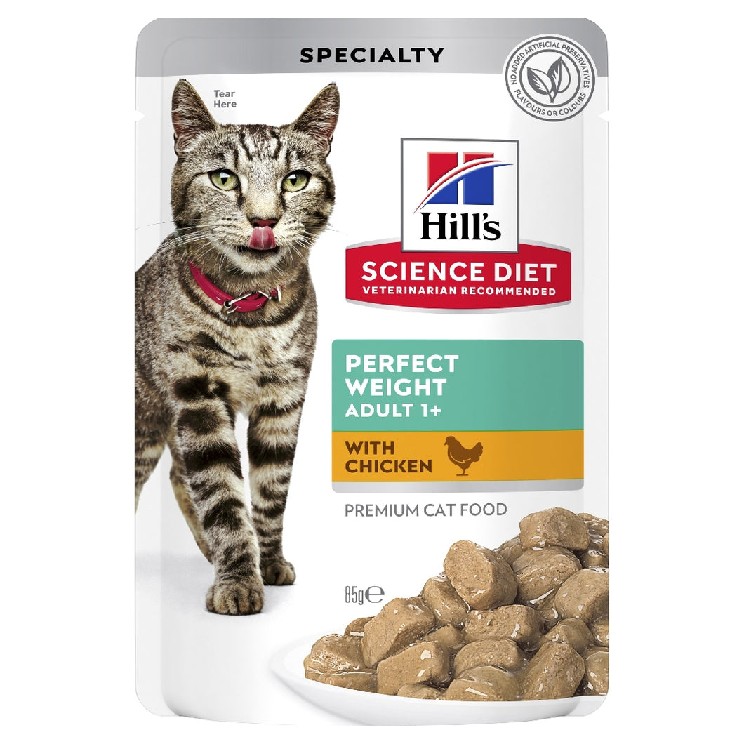 Science Diet Cat Adult Perfect Weight 85g Pouch