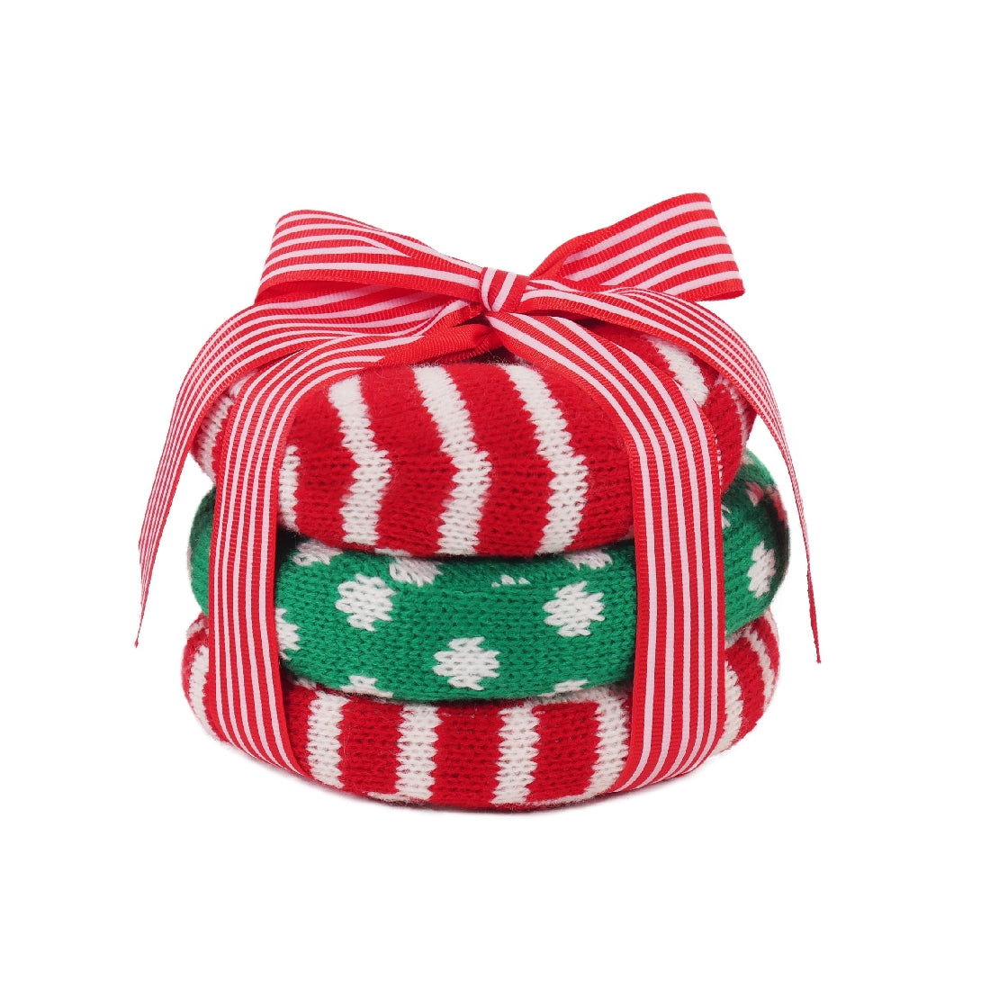 Festive Doggy Toy Doughnuts