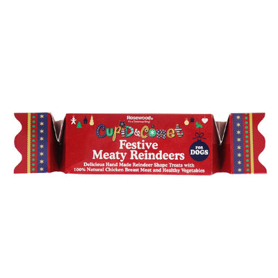 Reindeer Xmas Cracker Treats Gift For Dogs 150G