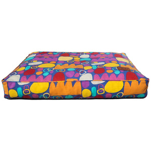 Outback Tails Bed - Puli Puli Multi Colour Rectangle - Medium