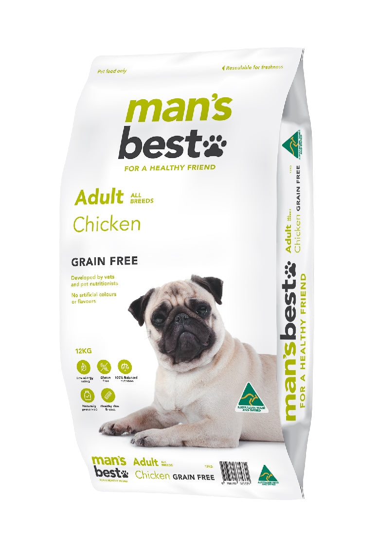 Man's Best Premium Adult Chicken Grain Free - 12kg