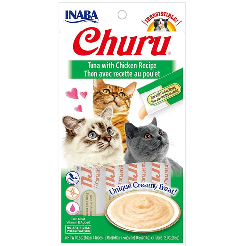 Inaba Cat Treat Churu Tuna with Chicken Recipe