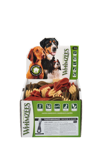 Box of 30 Whimzees Toothbrush - Large