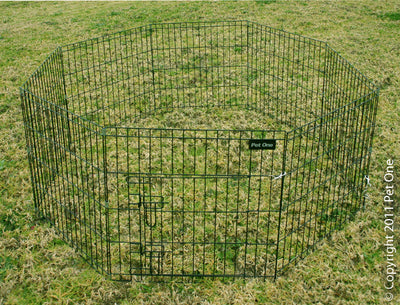 Pet One Puppy Pen 60 X 75Cm Black