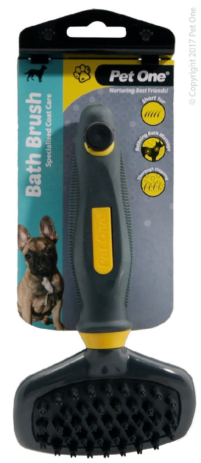 Pet One Grooming Bath Brush Sm