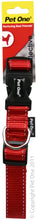 Pet One Leash Reflective Red