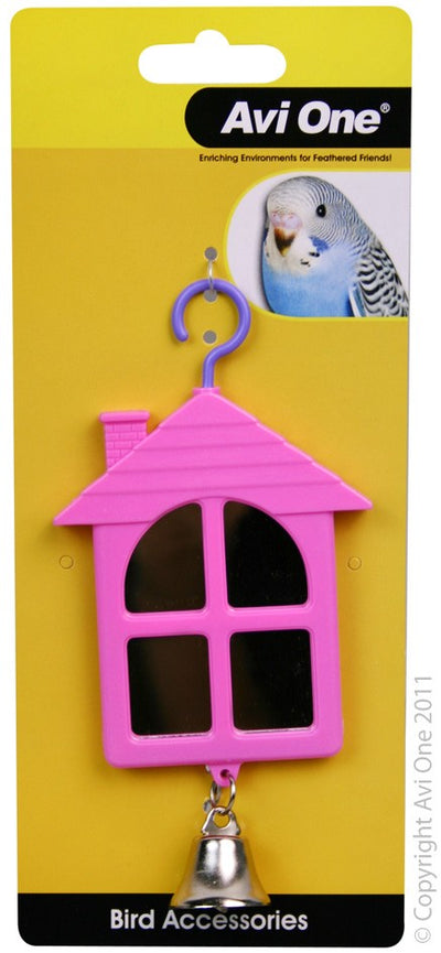 Avi One Bird Toy House Shaped Mirror