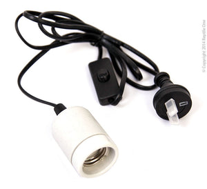 Repti One Heat Lamp Ceramic Socket Suit Up To 200W