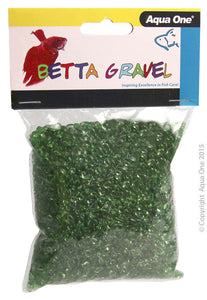 Aqua One Betta Gravel Glass Green 350G