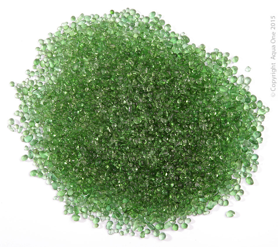 Aqua One Betta Gravel Glass Green 350G