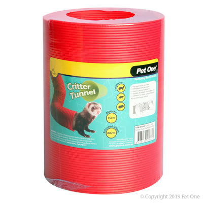 Pet One Critter Tunnel Red