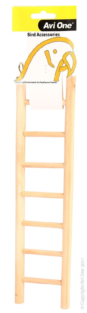 Avi One Bird Toy Wooden Ladder 7 Rung