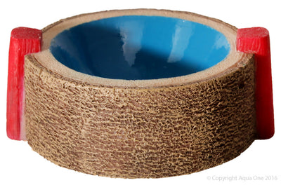 Aqua One Hermit Crab Round Bowl Blue 6x7.5x3Cm