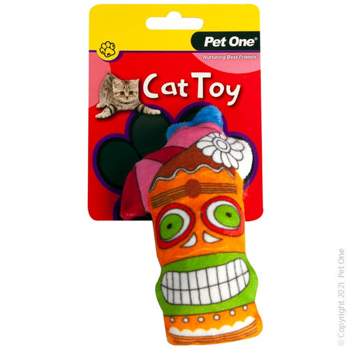Pet One Cat Toy Plush Tiki Drink 14 cm