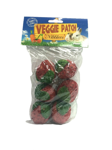 Veggie Patch Nibblers Strawberries - Pack Of 6