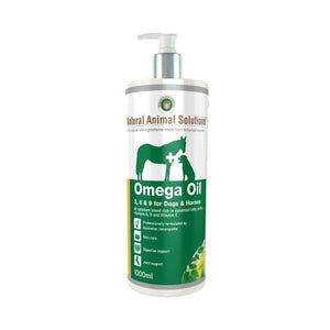 Natural Animal Solutions Omega 3,6 & 9 Oil Dog/Horse 1100 ML