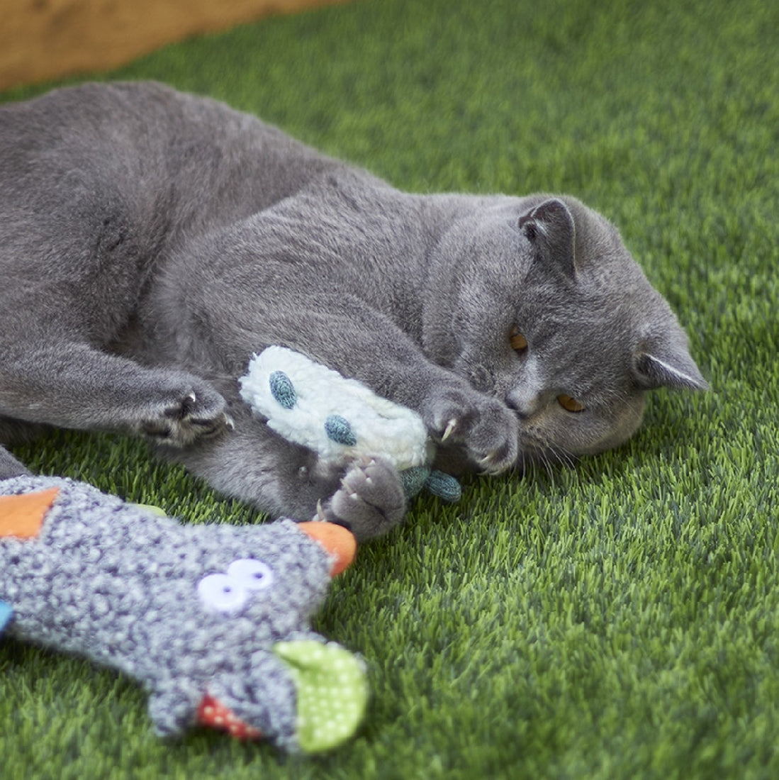 Kazoo Cat Toy Squinty Sheep