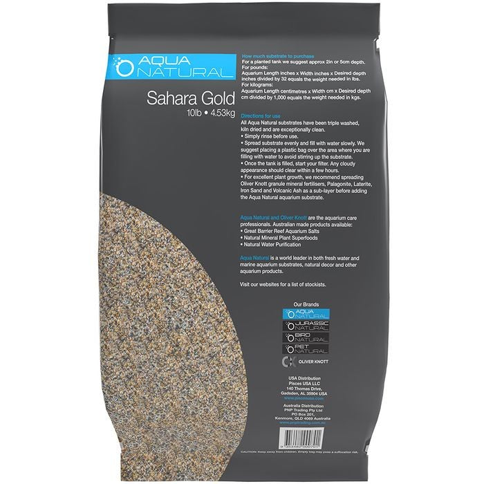 Aqua Natural Sahara Gold Sand 4.5kg