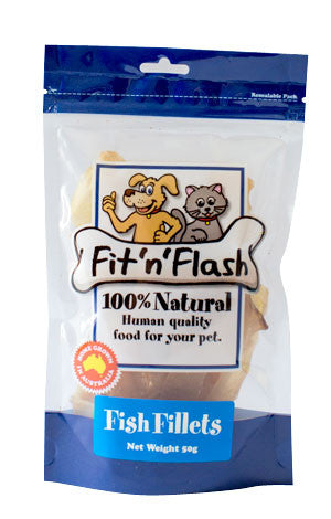 Fit 'n' Flash fish fillets -BULK PACK SIZE: 4 x 50g packs