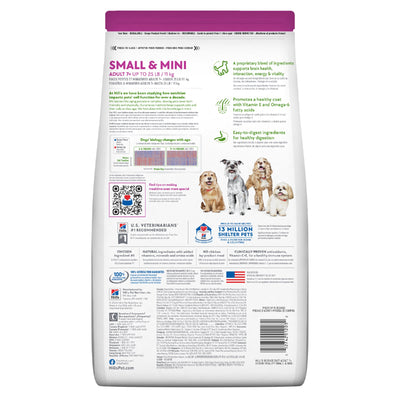 Science Diet Dog Senior Vitality Small & Mini 1.58kg 
