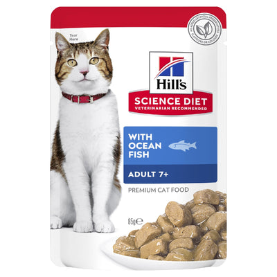 Science Diet Cat Mature 7+ Ocean Fish 85g Pouch