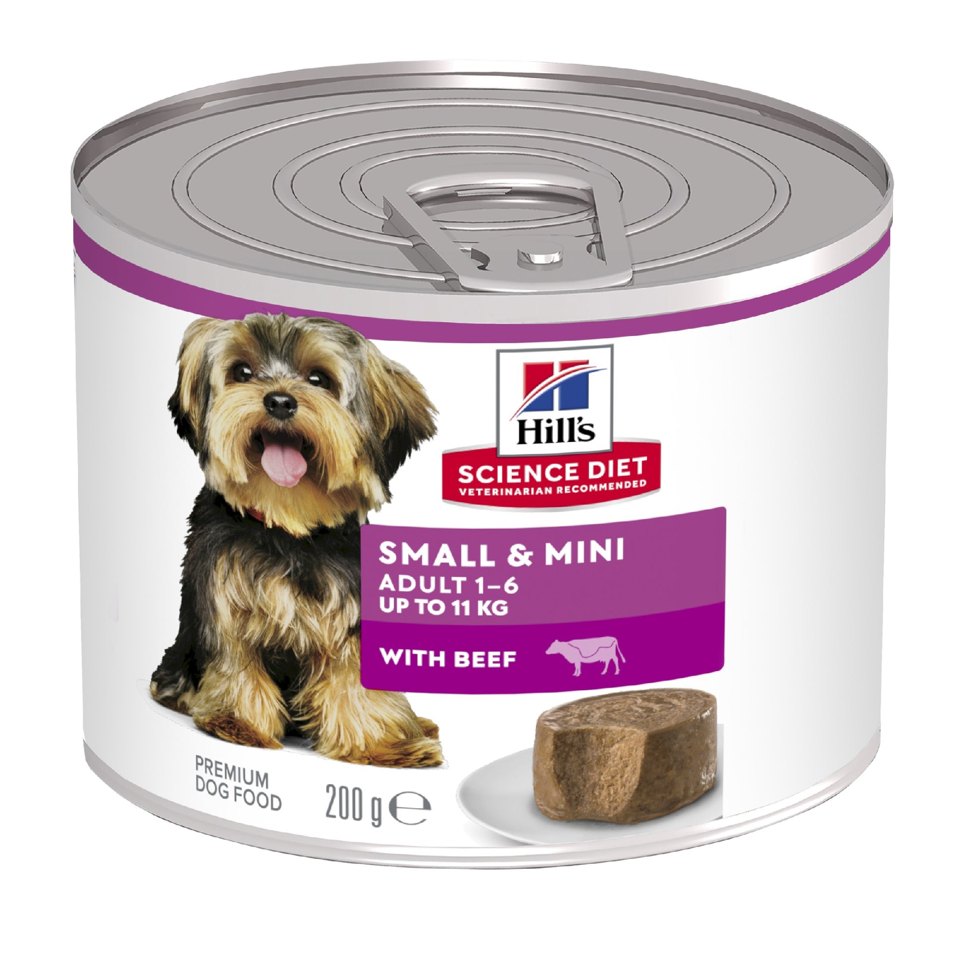 Science Diet Small & Mini Adult Beef Can 200g