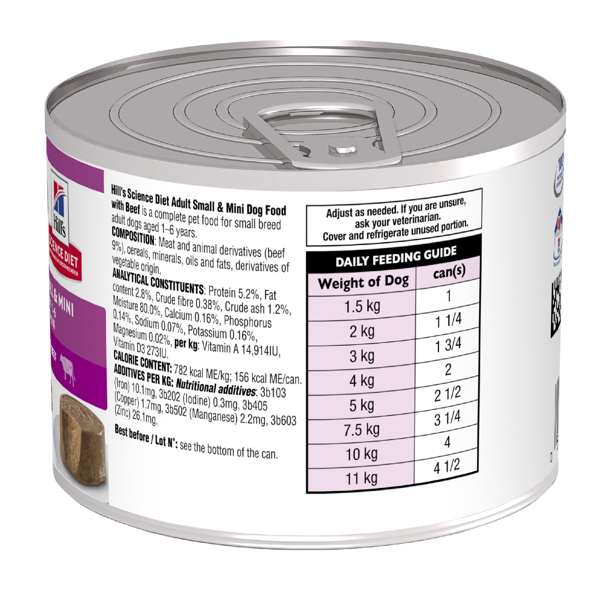 Science Diet Small & Mini Adult Beef Can 200g