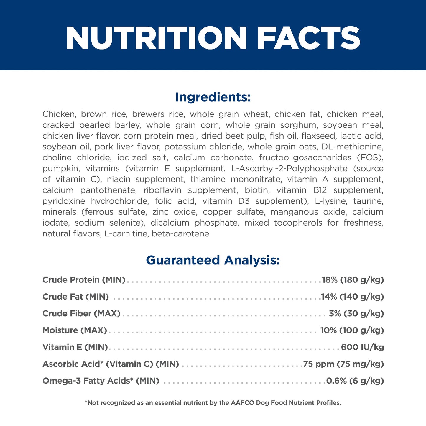 Science Diet Dog Adult 11+ Small & Mini 2.04kg