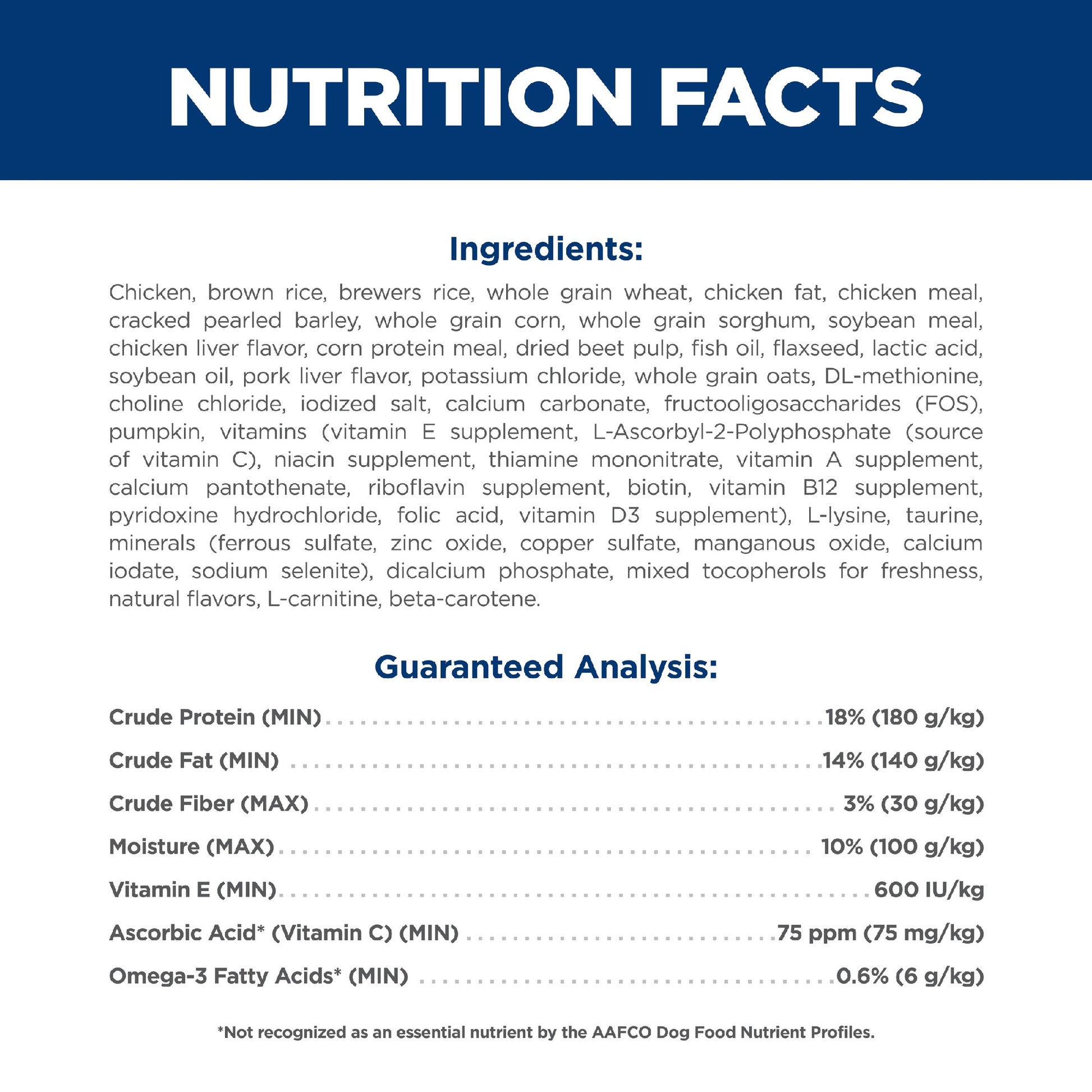 Science Diet Dog Adult 11+ Small & Mini 2.04kg