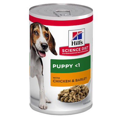 Science Diet Dog Puppy  Chicken & Barley Can 370g 