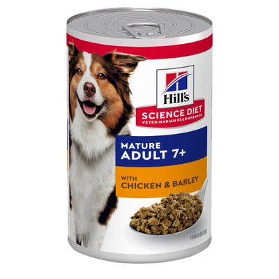 Science Diet Dog Mature chicken 370g can