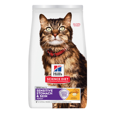 Science Diet Cat Sensitive Skin & Stomach 3.17kg