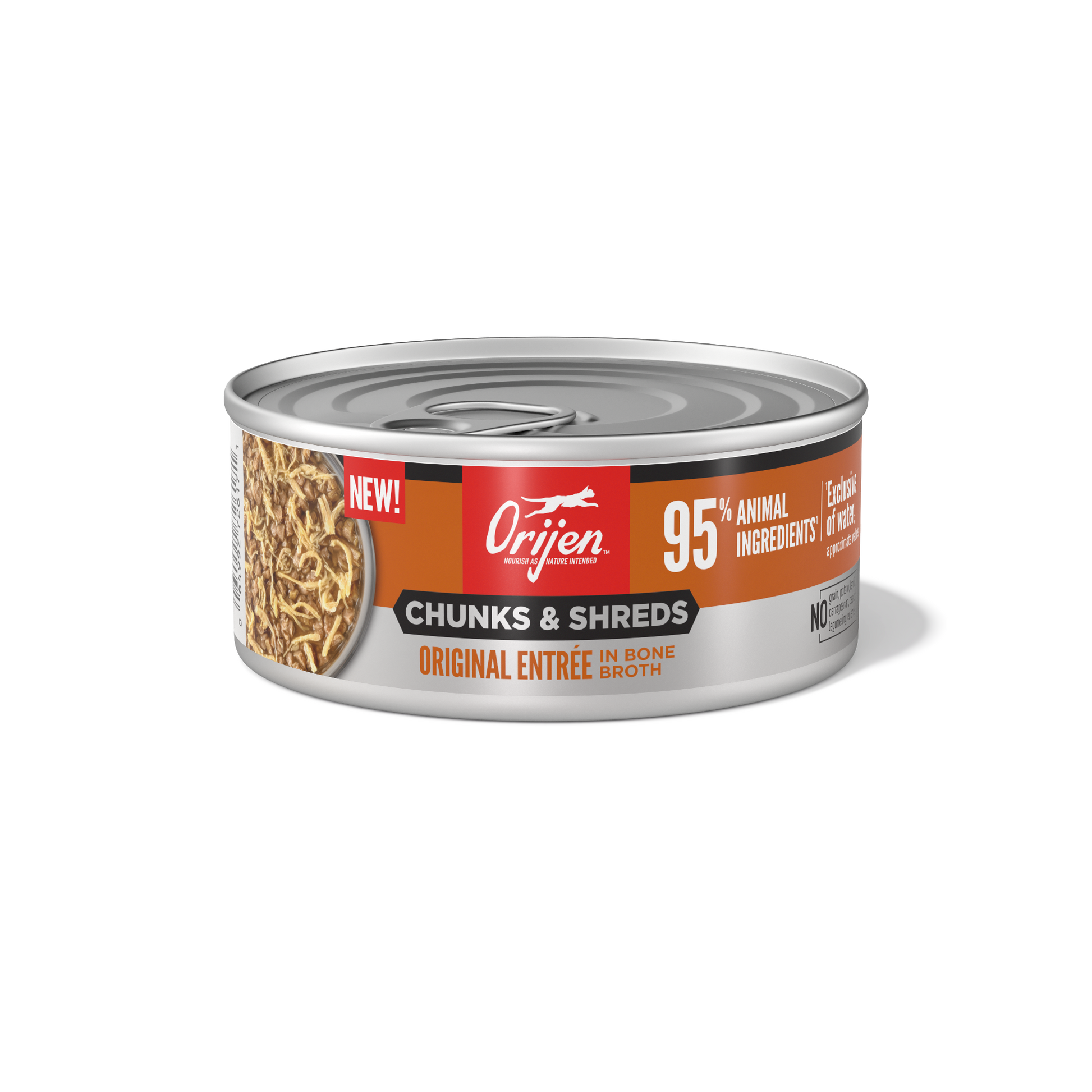 Orijen Original Chunks & Shreds Wet Cat Food Can 6 x 155g