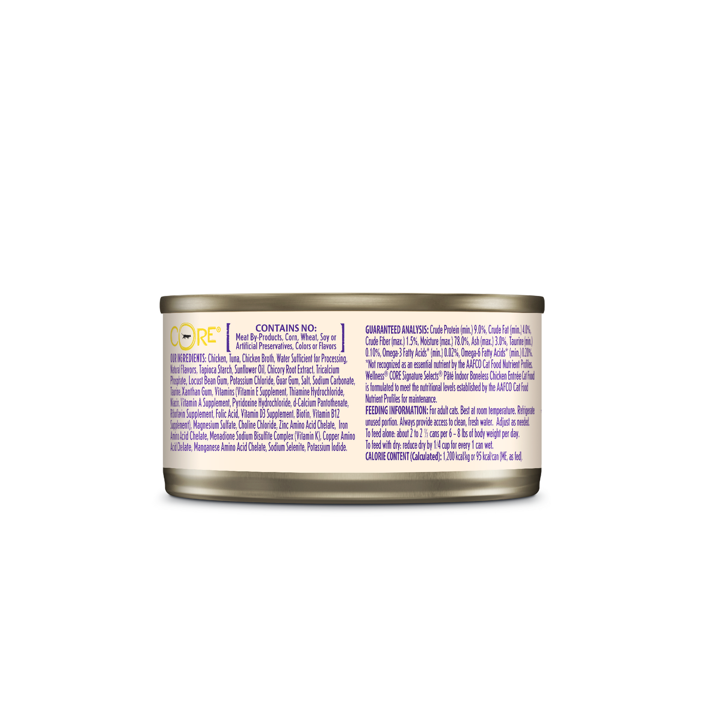 Wellness Sig Cat Pate Chicken 79G