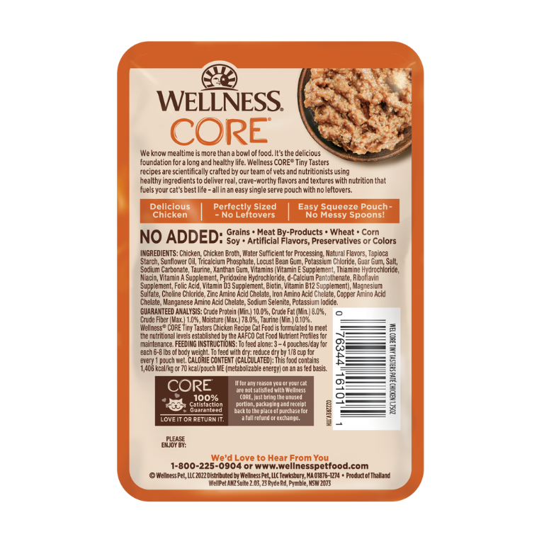 Wellness Cat T/T Chick Pate 50G