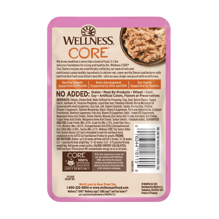 Wellness Kitten T/T Pate Ck 50G
