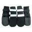 Zeez Waterproof Dog Boots Black 6.6×7.8 cm