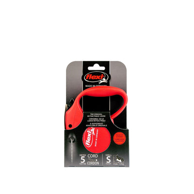 Flexi Lead Cord Small 5mtr [Clr:Red]