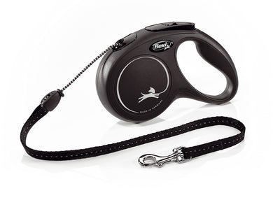 Flexi Classic CordBlack Med 5m