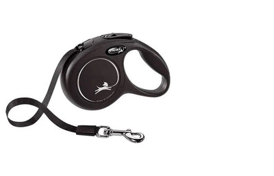 Flexi Classic Tape Black Med 5m