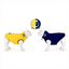 Hampton Hound Yellow & Navy Reversible Dog Puffer Jacket [Sz:XS 25cm]
