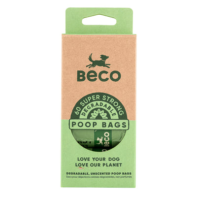 Beco Poop Bags Unscented 60pk