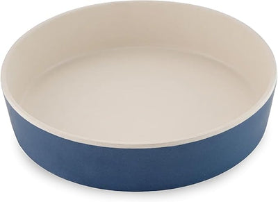 Beco Printed Bamboo Cat Bowl Midnight Blue