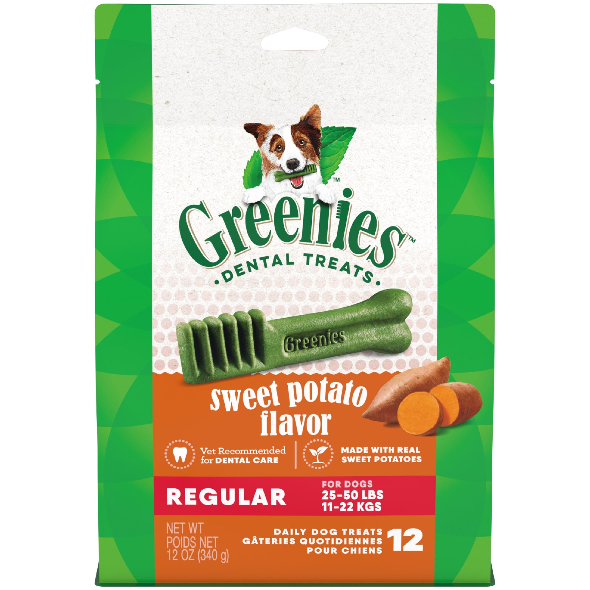 Greenies Sweet Potato Regular 340G 