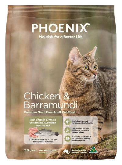 Phoenix Cat Chicken & Barra 2.5Kg