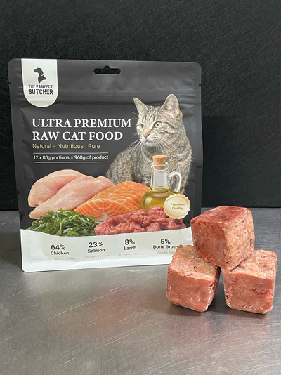 The Pawfect Butcher for Cat Chicken, Salmon & Lamb (960g) 