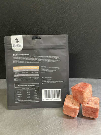 The Pawfect Butcher for Cat Chicken, Salmon & Lamb (960g) 