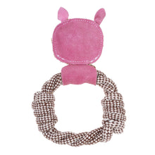 Country Tails Pig Rope Ring