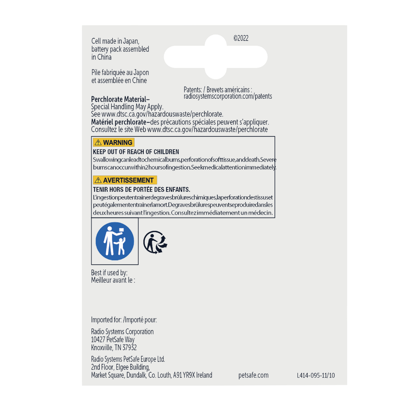 PetSafe 3-Volt Battery Suits Little Dog Bark & Containment Collars 