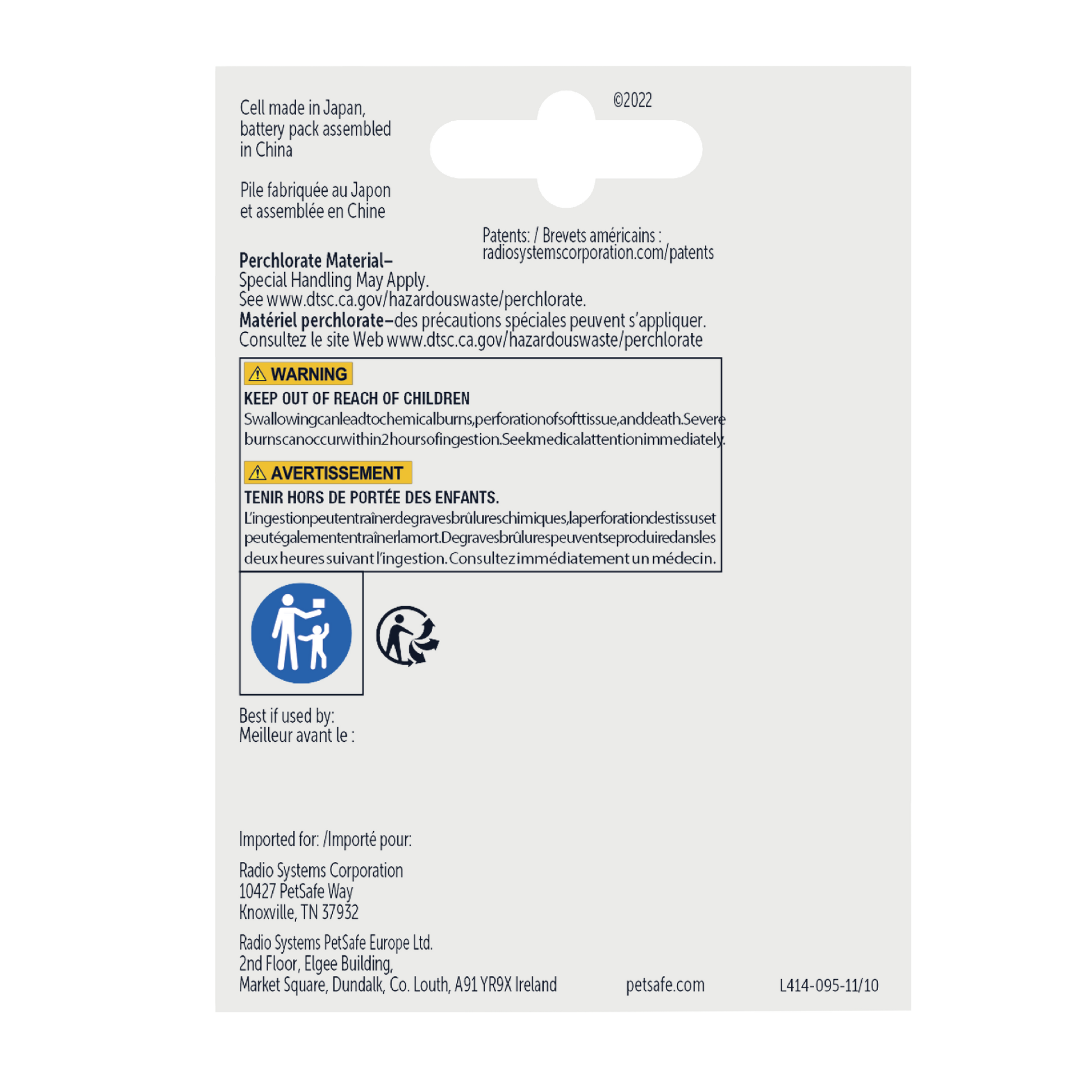 PetSafe 3-Volt Battery Suits Little Dog Bark & Containment Collars 